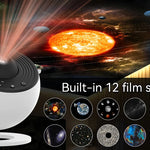 Night Light Galaxy Projector Starry Sky Projector 360° Rotate Planetarium Lamp For Kids Bedroom Valentines Day Gift Wedding Deco