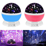 Night Lamp Projector Starry Sky Night Light Projector Baby Lamp Decor Rotating Starry Nursery Moon Galaxy Projector Table Light
