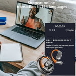 Auriculares de traducción en tiempo real 144 idiomas Auriculares con traductor de idiomas Auriculares de traducción para viajes, negocios y aprendizaje