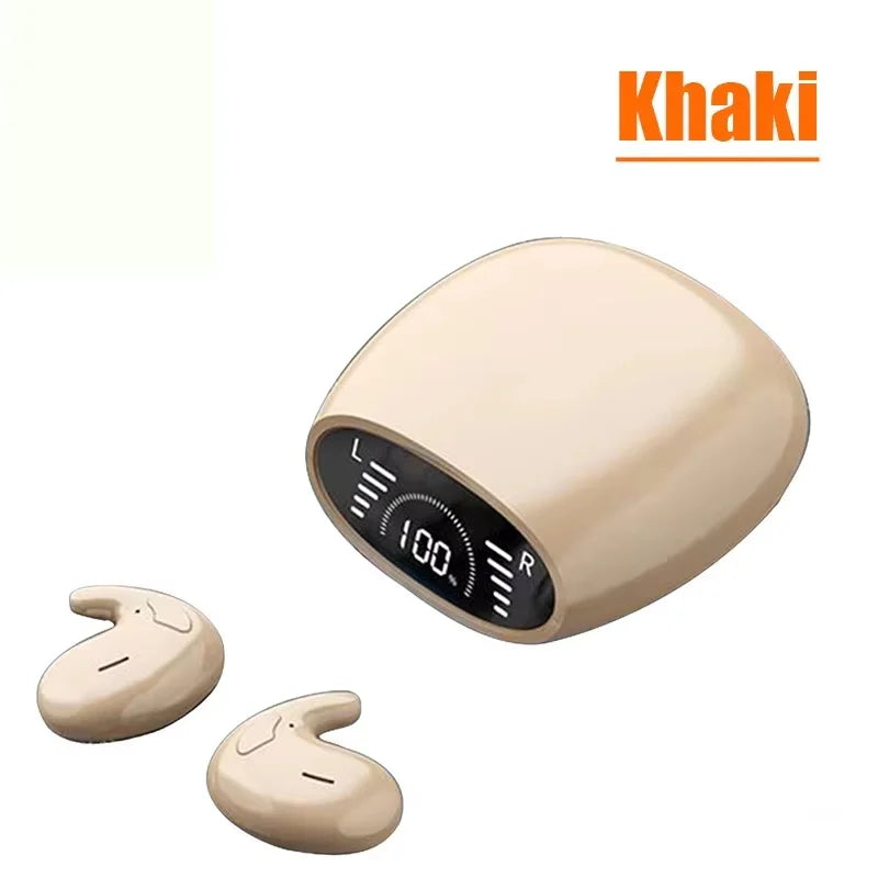 Sleep Invisible Earbuds Tiny Headphones Bluetooth 5.3 Noise Cancelling Wireless Sports Headsets Stereo Earphone With Mic 2025