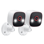 Jennov 2PCS Indoor/Outdoor Cameras 1296P Pet  Camera WiFi Camera Baby Monitor Color Night Vision 2-Way Audio for Home Security