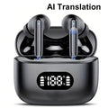 UYUXIO Real Time AI Language Translator Earphone 3 in 1 Translating Earbuds with 144 Languages Accents Headphone Ear Buds